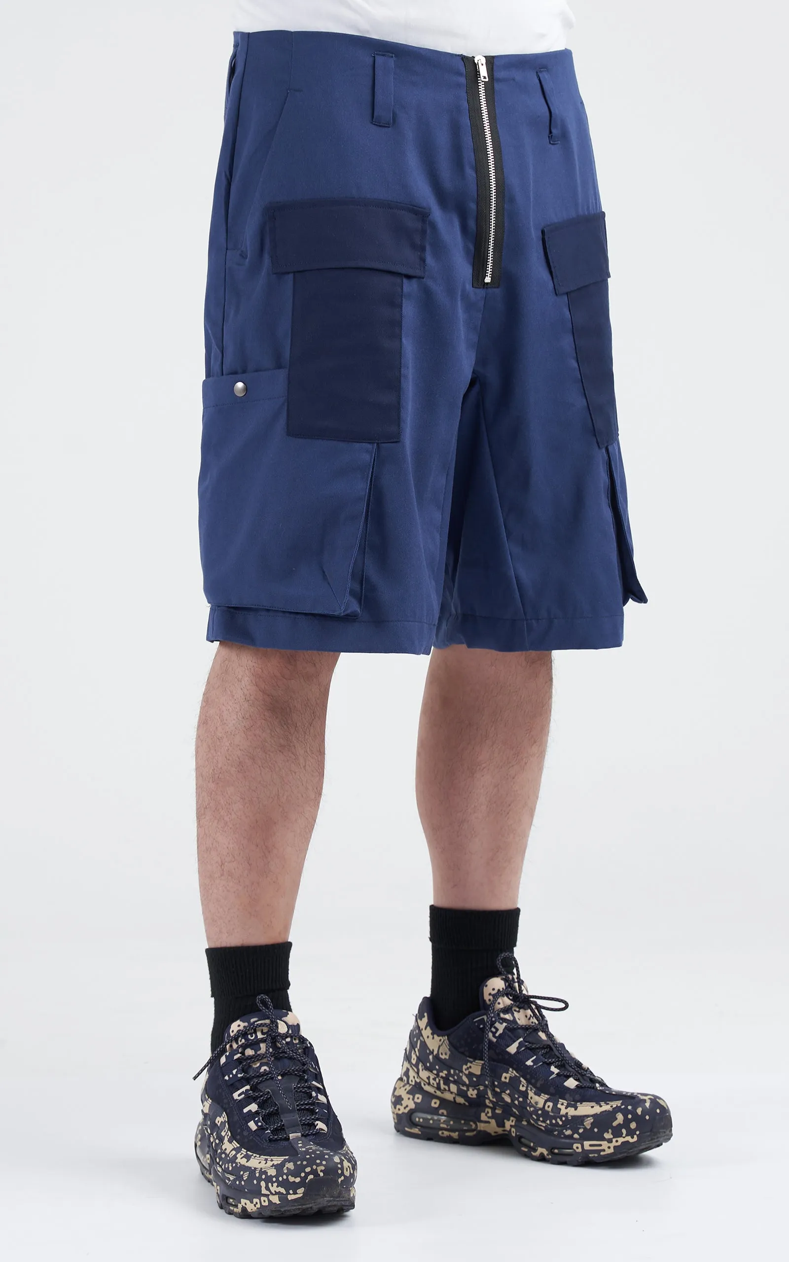 1. "PARELLEL" Cargo Shorts - BLUE