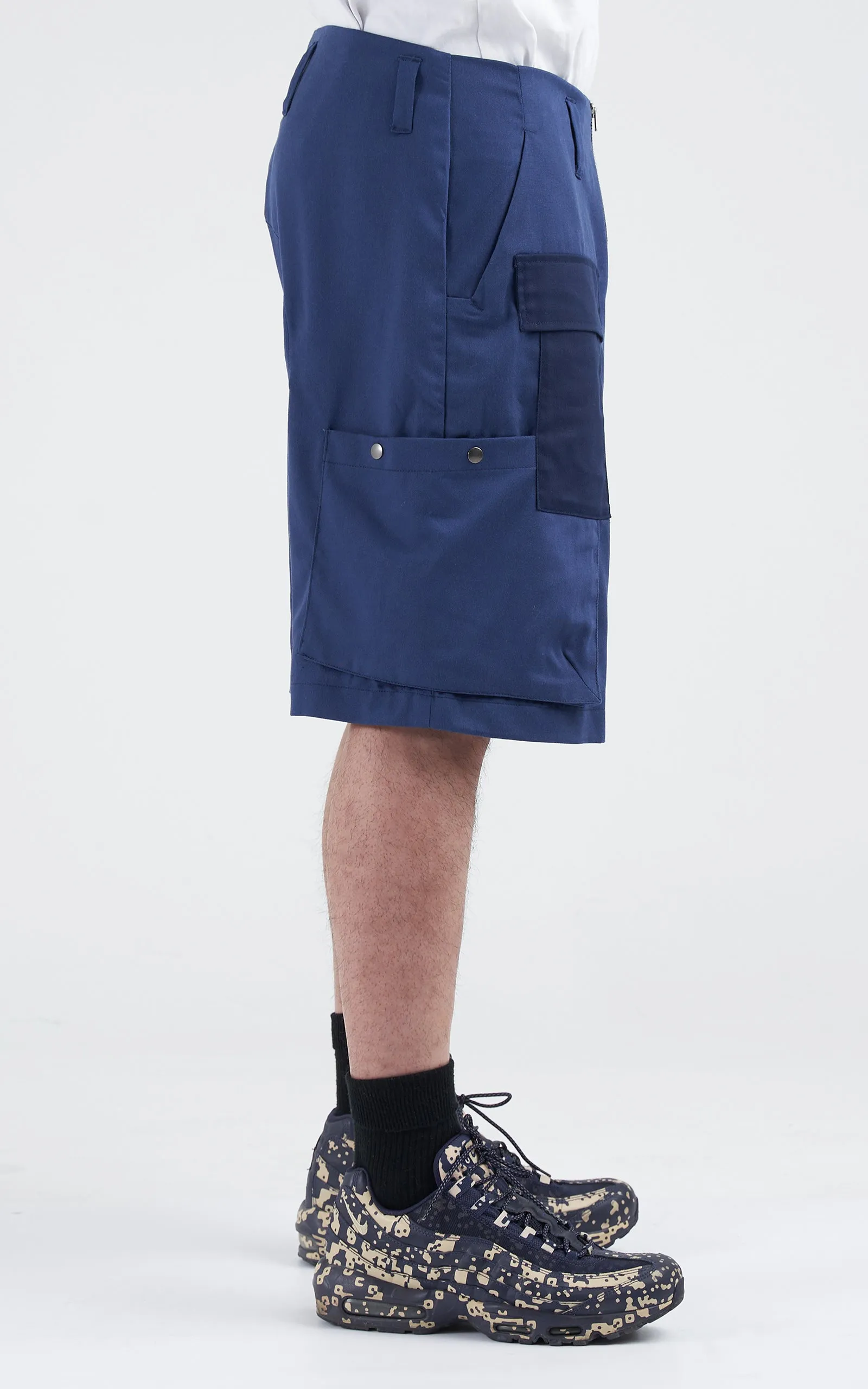 1. "PARELLEL" Cargo Shorts - BLUE