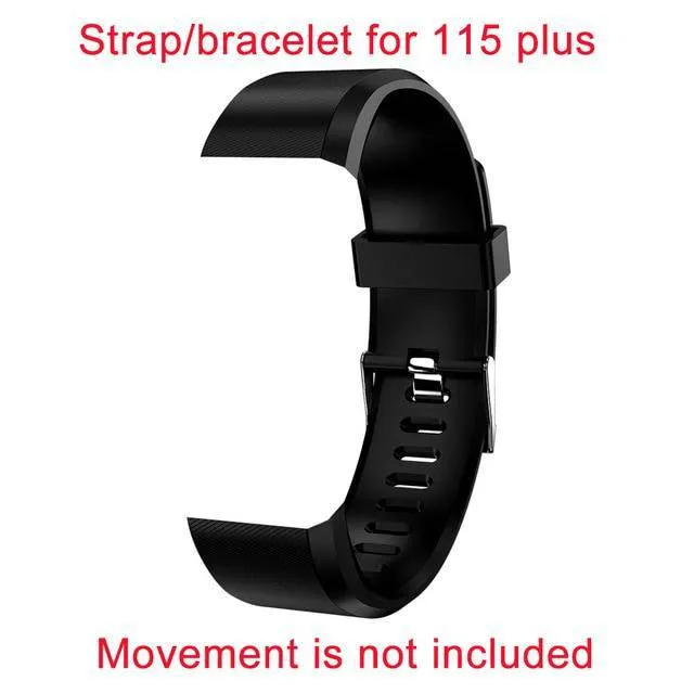 115 Plus Bluetooth Smart Watch Heart Rate Monitor Fitness Tracker Bracelet Waterproof