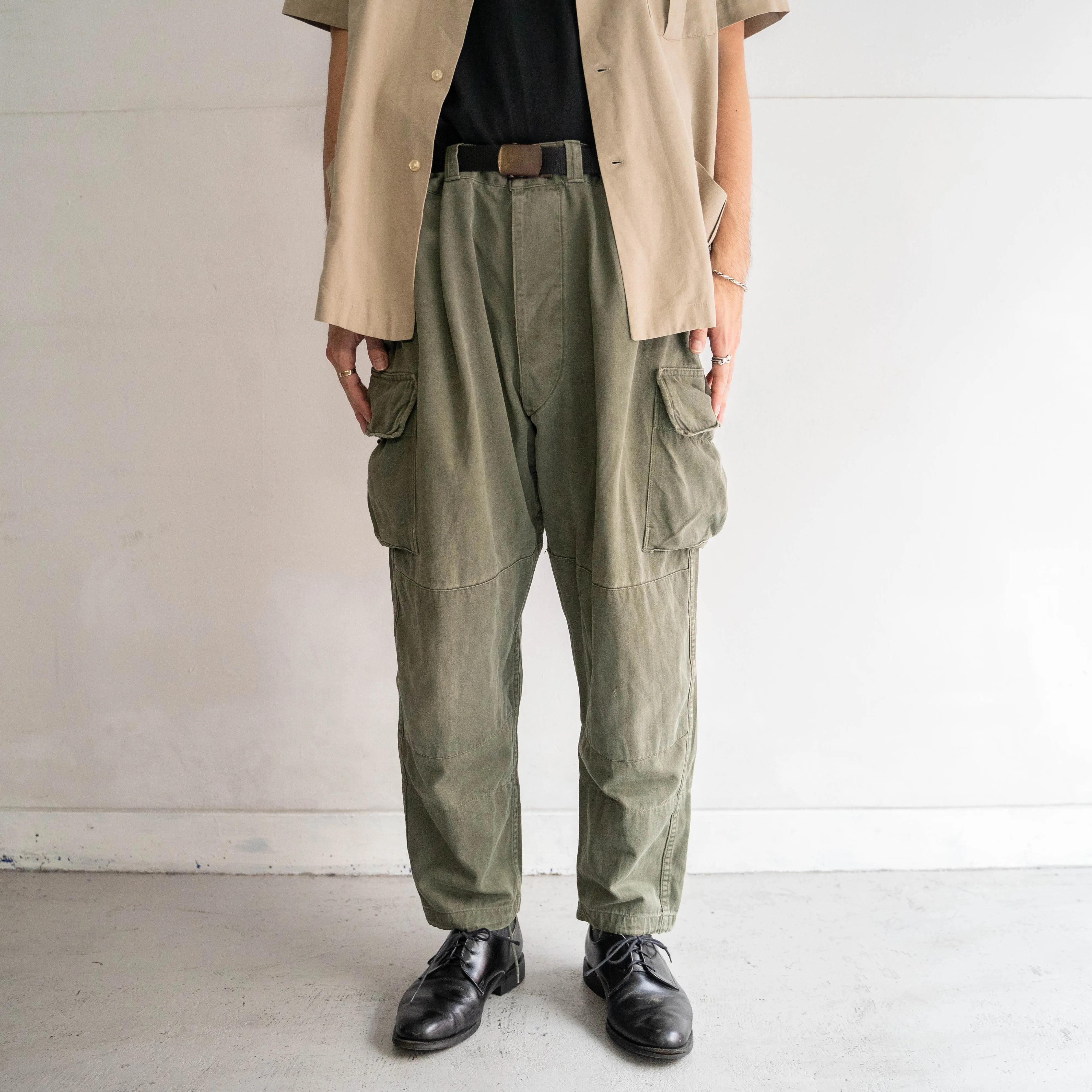 1960-70s French military m64 cargo pants -1