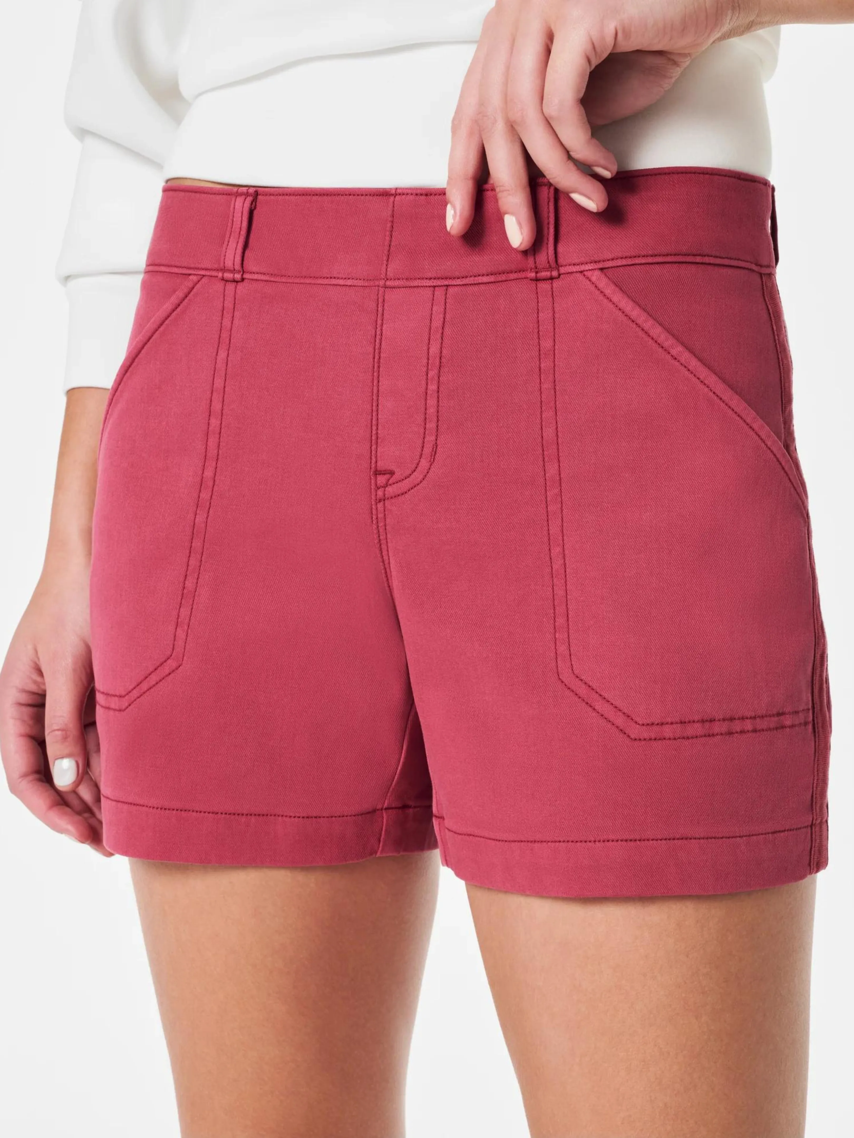 4 Twill Shorts - Wild Rose