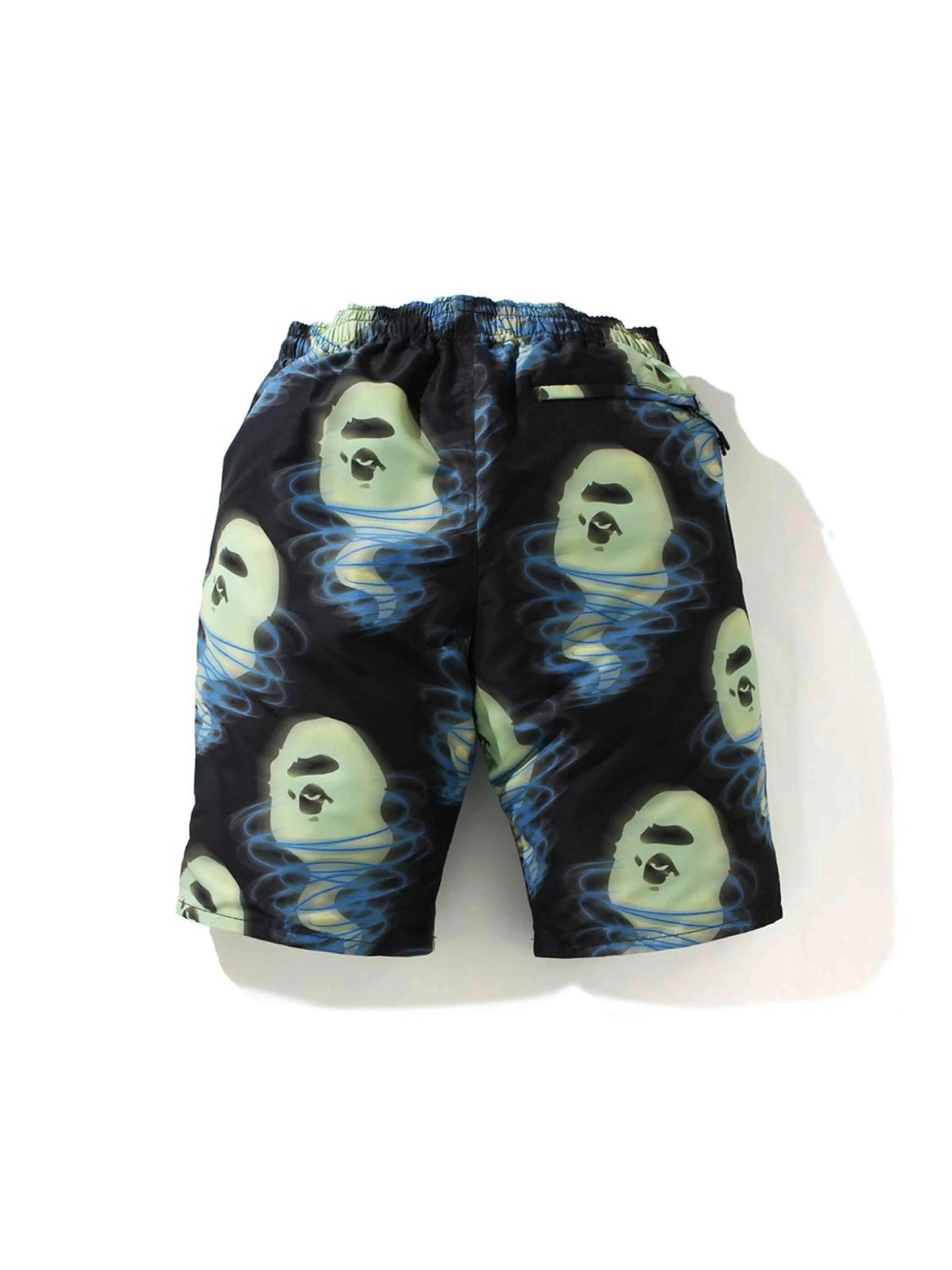 A Bathing Ape BAPE Storm Track Shorts Black