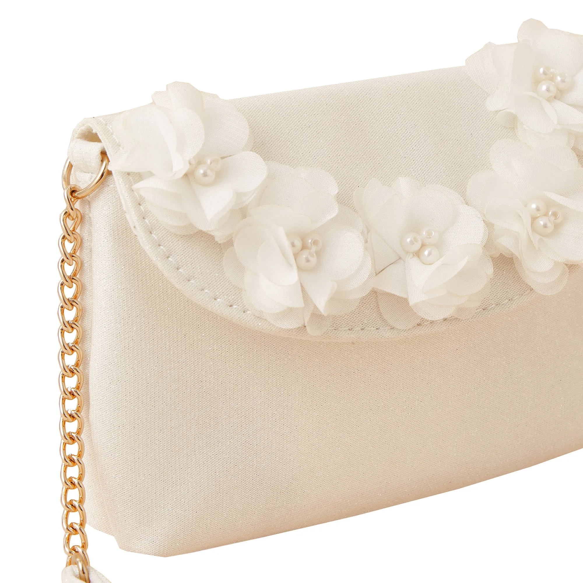 Accessorize London Girl's  Multi Flower White Bag