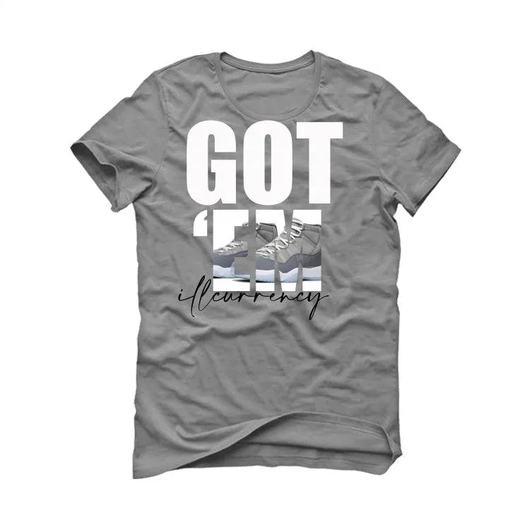 Air Jordan 11 Retro 'Cool Grey' 2021 Grey T-Shirt (Got Em)