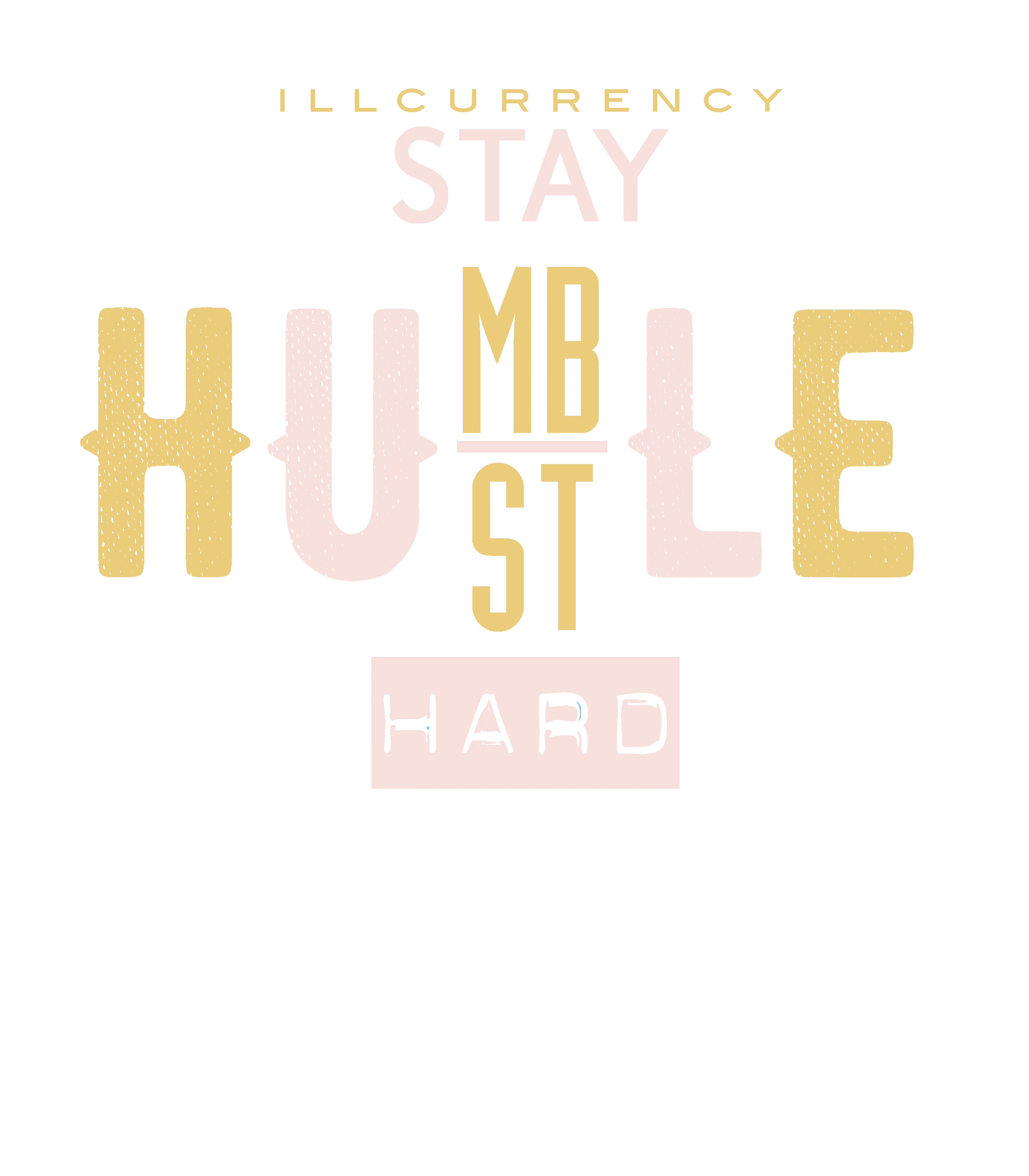 Air Jordan 6 WMNS Gold Hoops White T-Shirt (Stay Humble Hustle Hard)