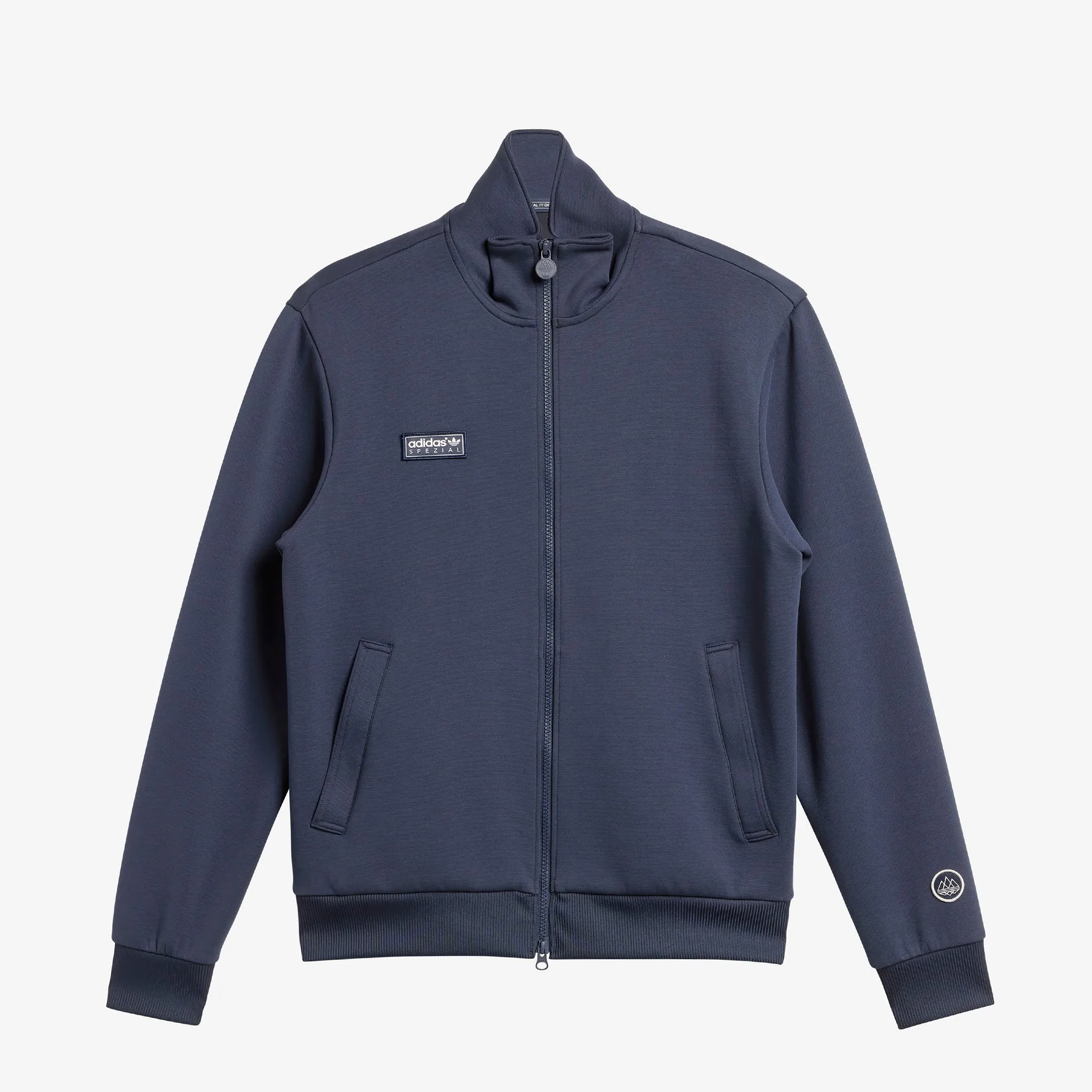 Anglezarke Track Top Night Navy | Chalk White