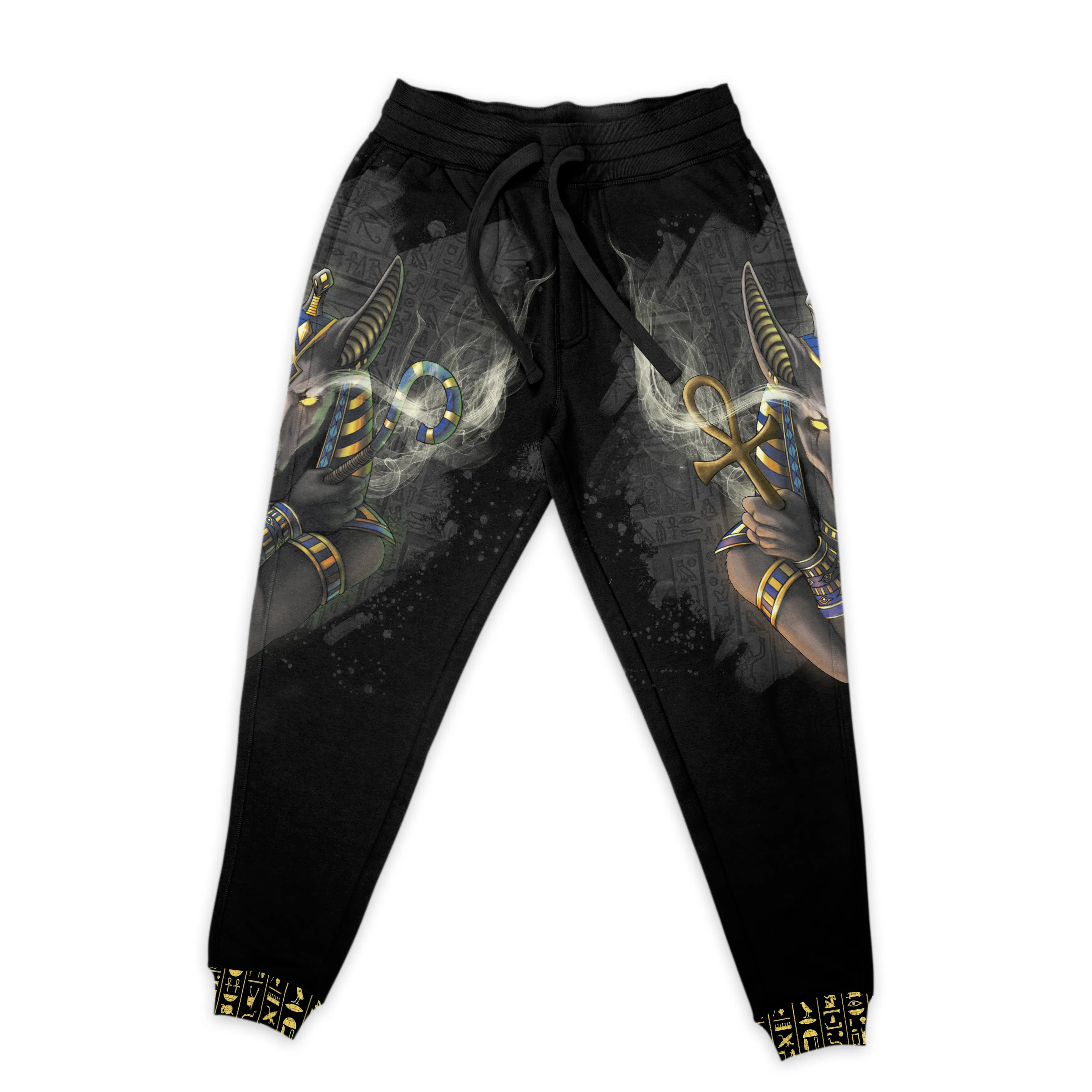 Anubis In Black All-over Hoodie and Joggers Set