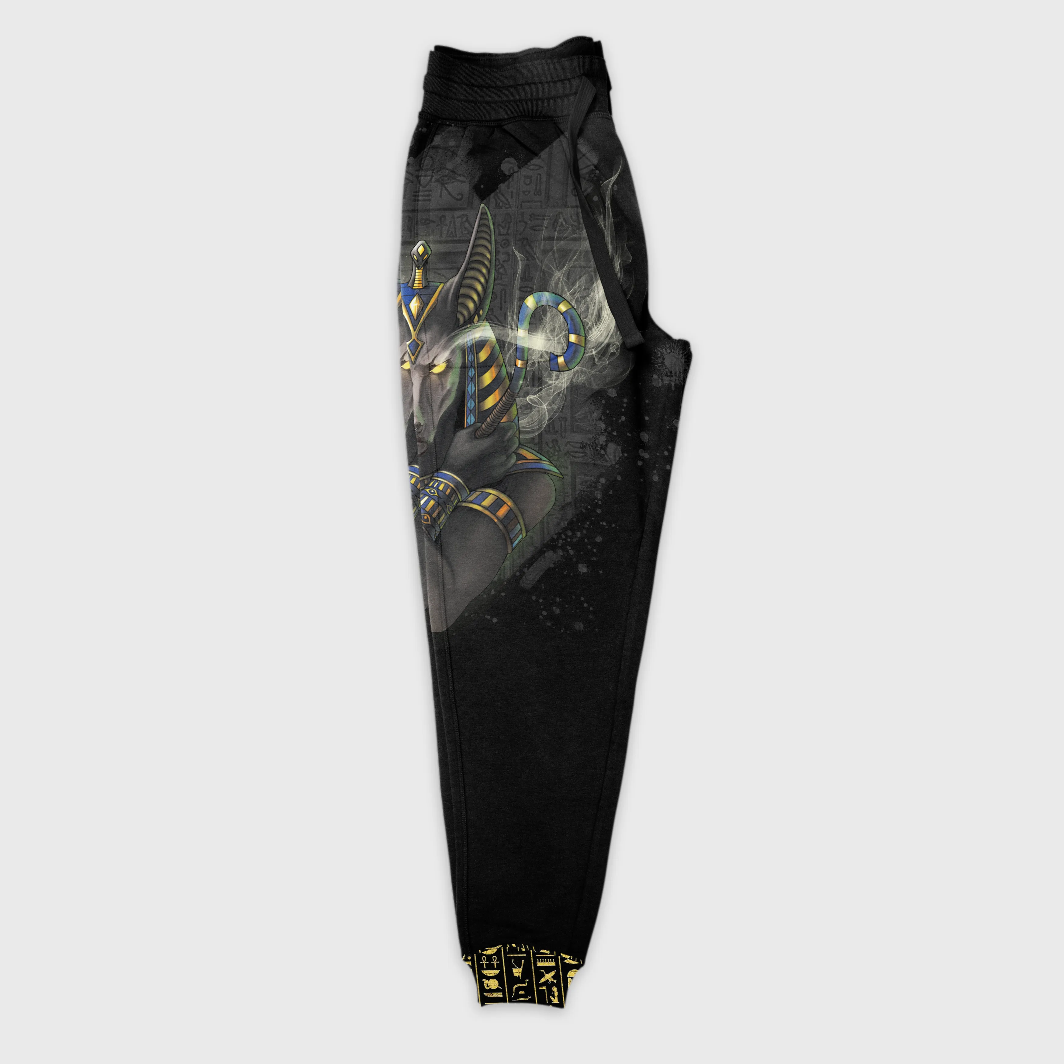 Anubis In Black All-over Hoodie and Joggers Set