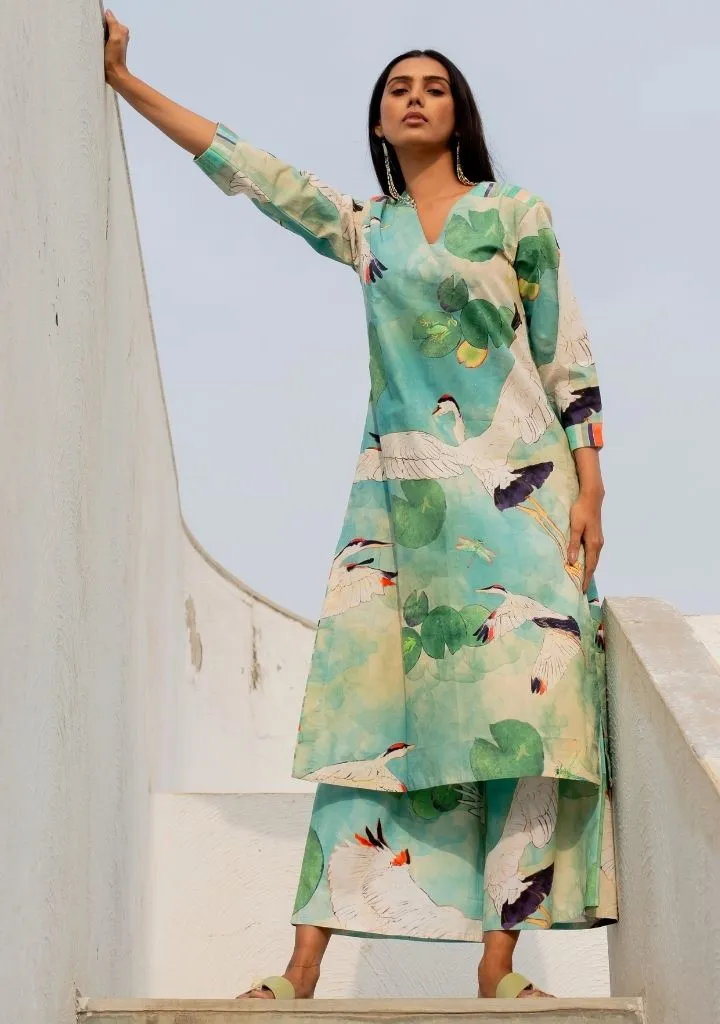 Birds Eye View Kurta Set