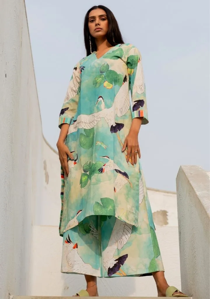 Birds Eye View Kurta Set