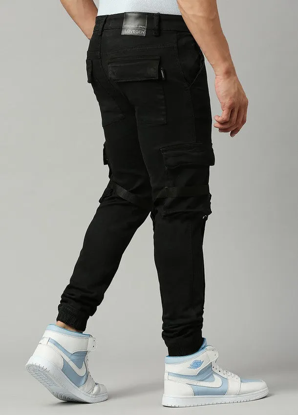 Black Bardem Cargo Pocket Jogger