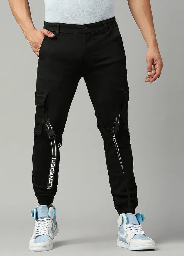 Black Bardem Cargo Pocket Jogger