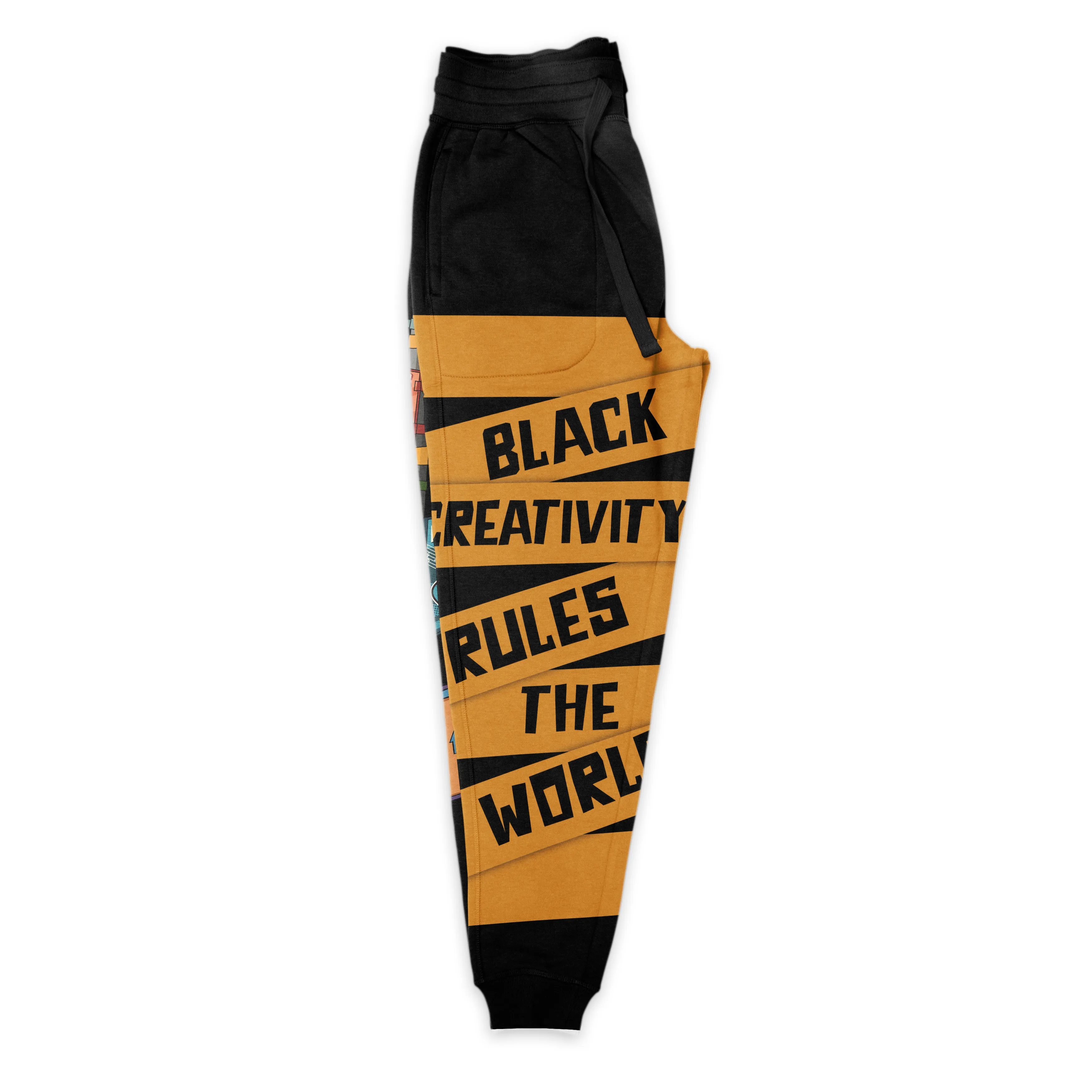 Black Creativity Rules The World Joggers