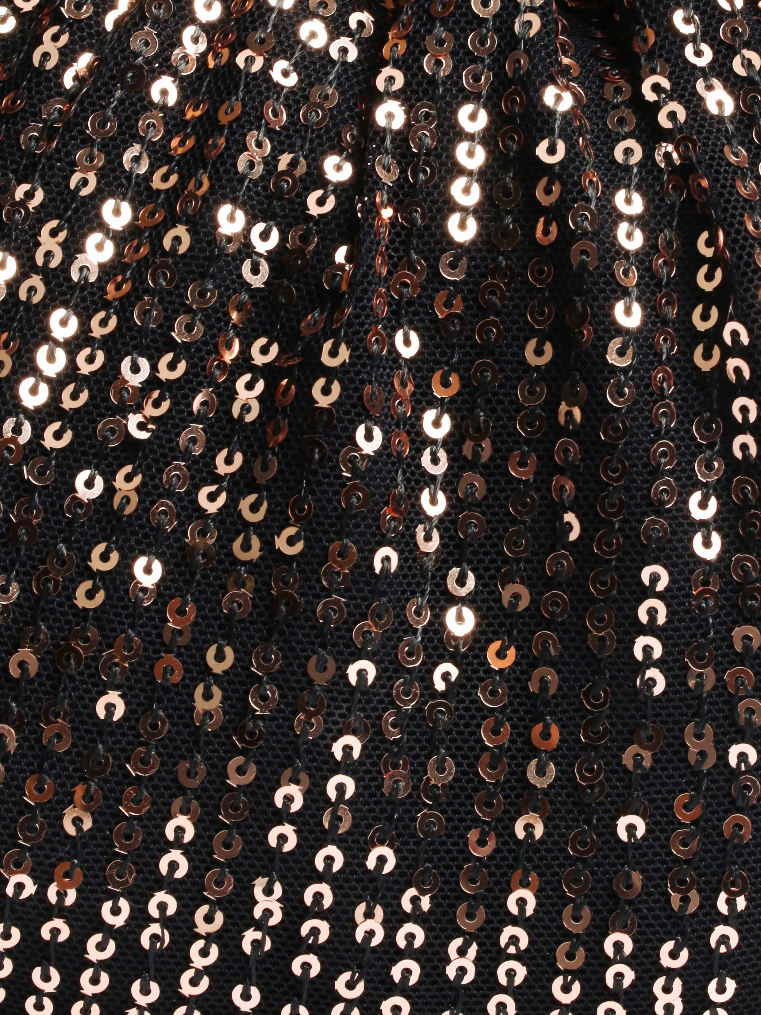 Bronze Black Sequin Potli Bag