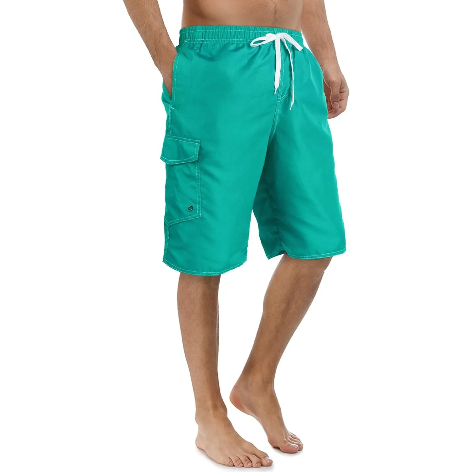 Classic Mesh Lined Nylon Swim Trunks