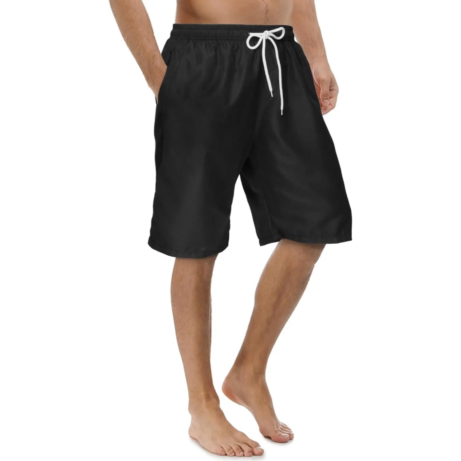 Classic Mesh Lined Nylon Swim Trunks