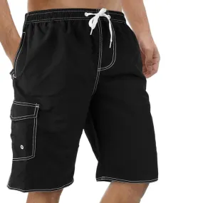 Classic Mesh Lined Nylon Swim Trunks