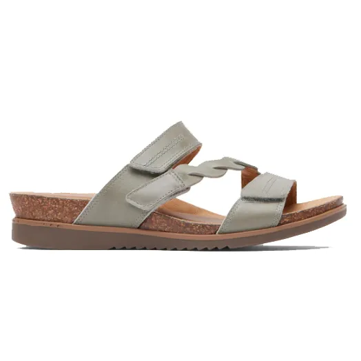 Cobb Hill by Rockport May Asymmetrical Slide Sandal - Sage