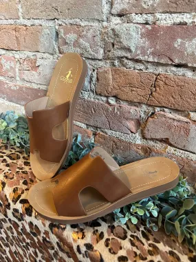 Cognac Bogal Sandal