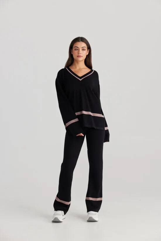 Daisy Says Annie Knit Pant Black