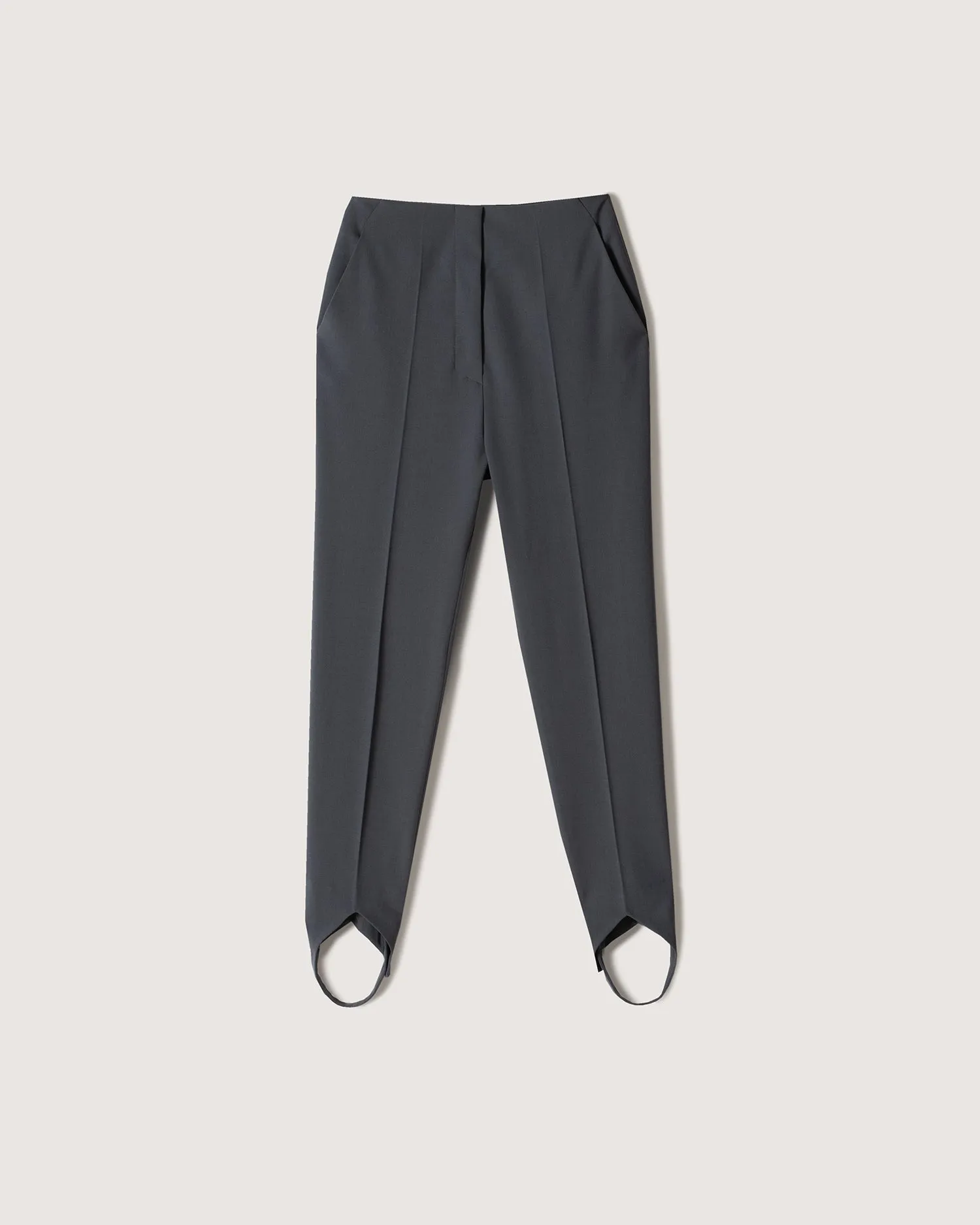 Darby - Sale Eco-Cady Stirrup Pants - Gray