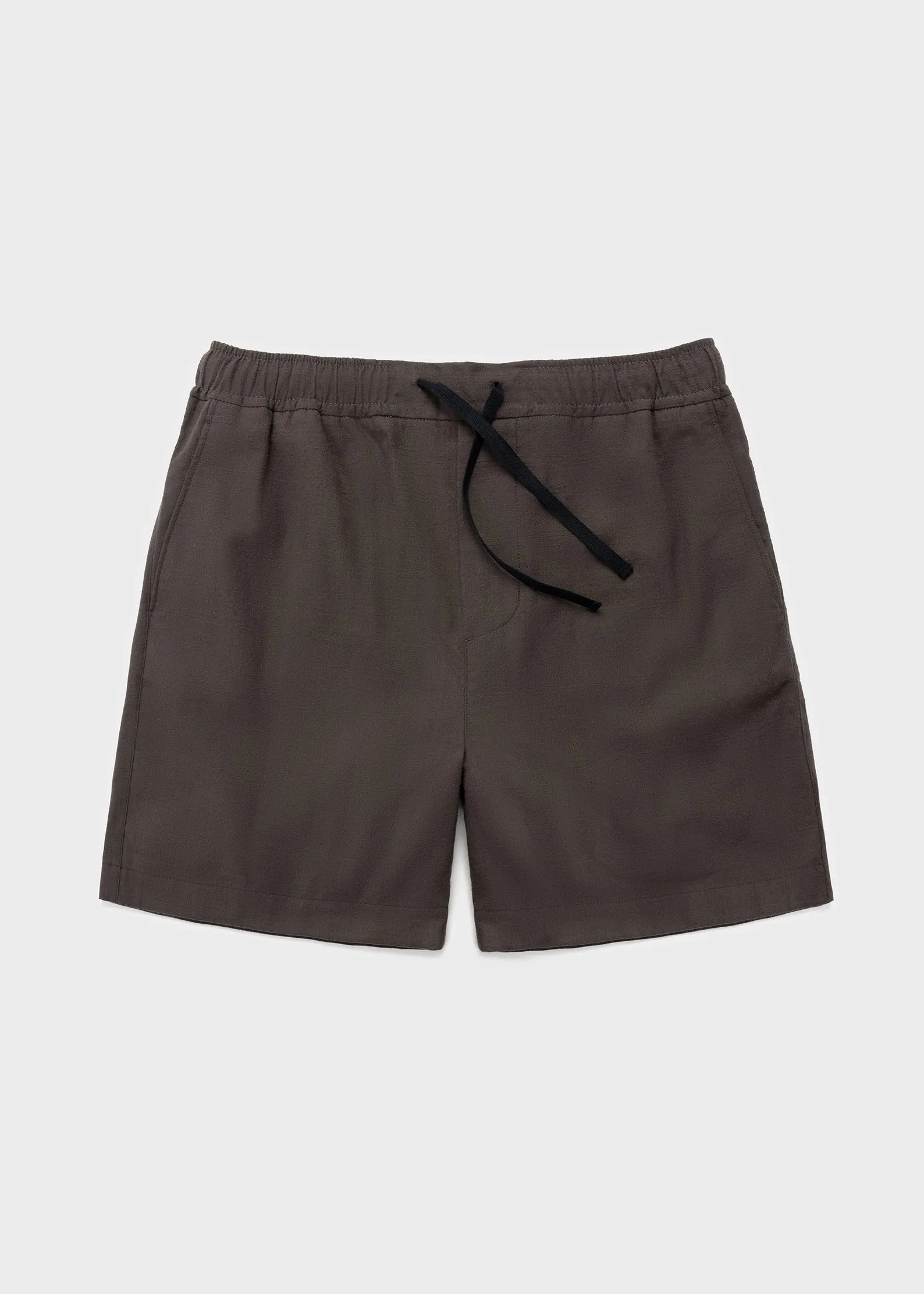 Drawstring Shorts - Brown