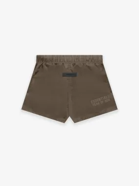 ESSENTIALS WOOD NYLON RUNNING SHORTS