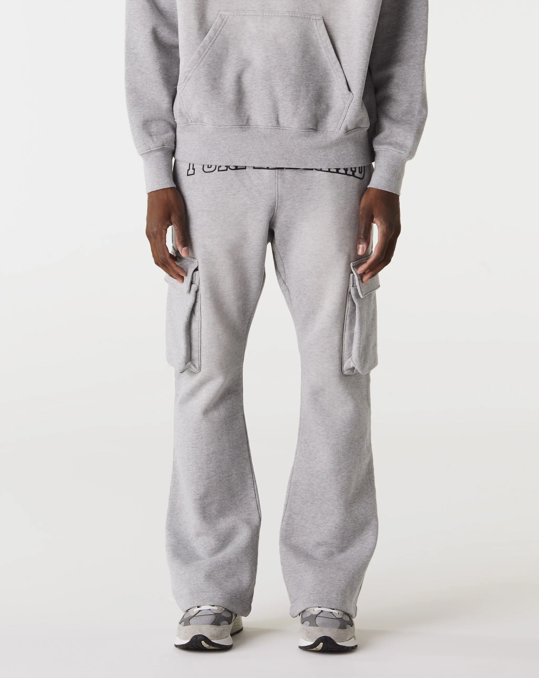 Flared Cargo Sweatpants