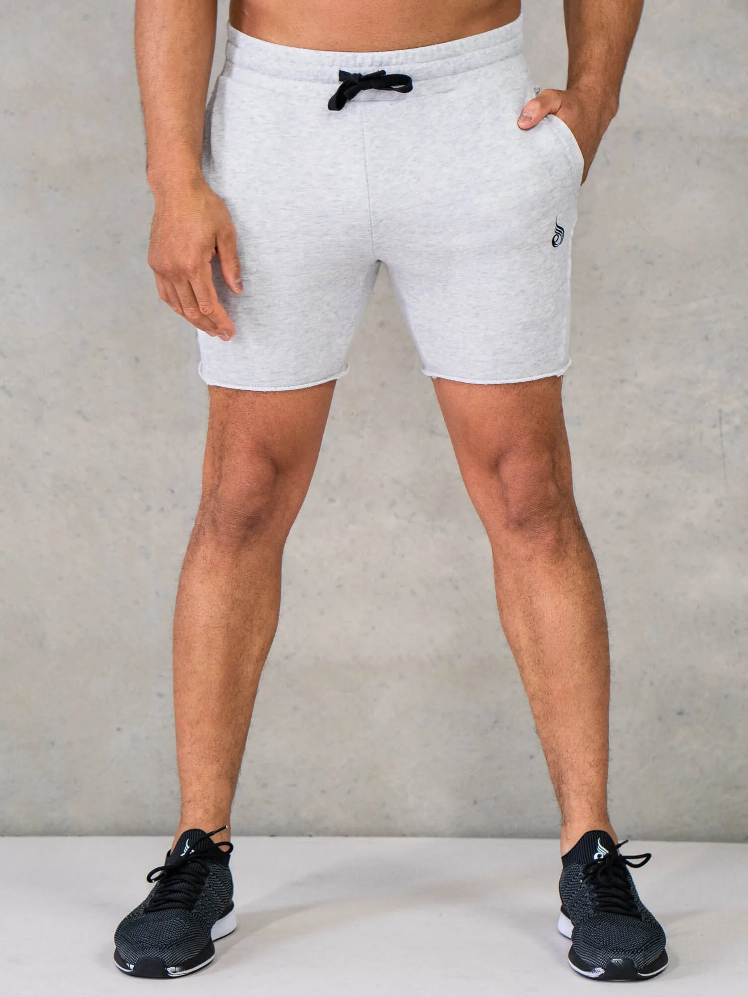 Force 6 Track Short - Chalk Grey Marl