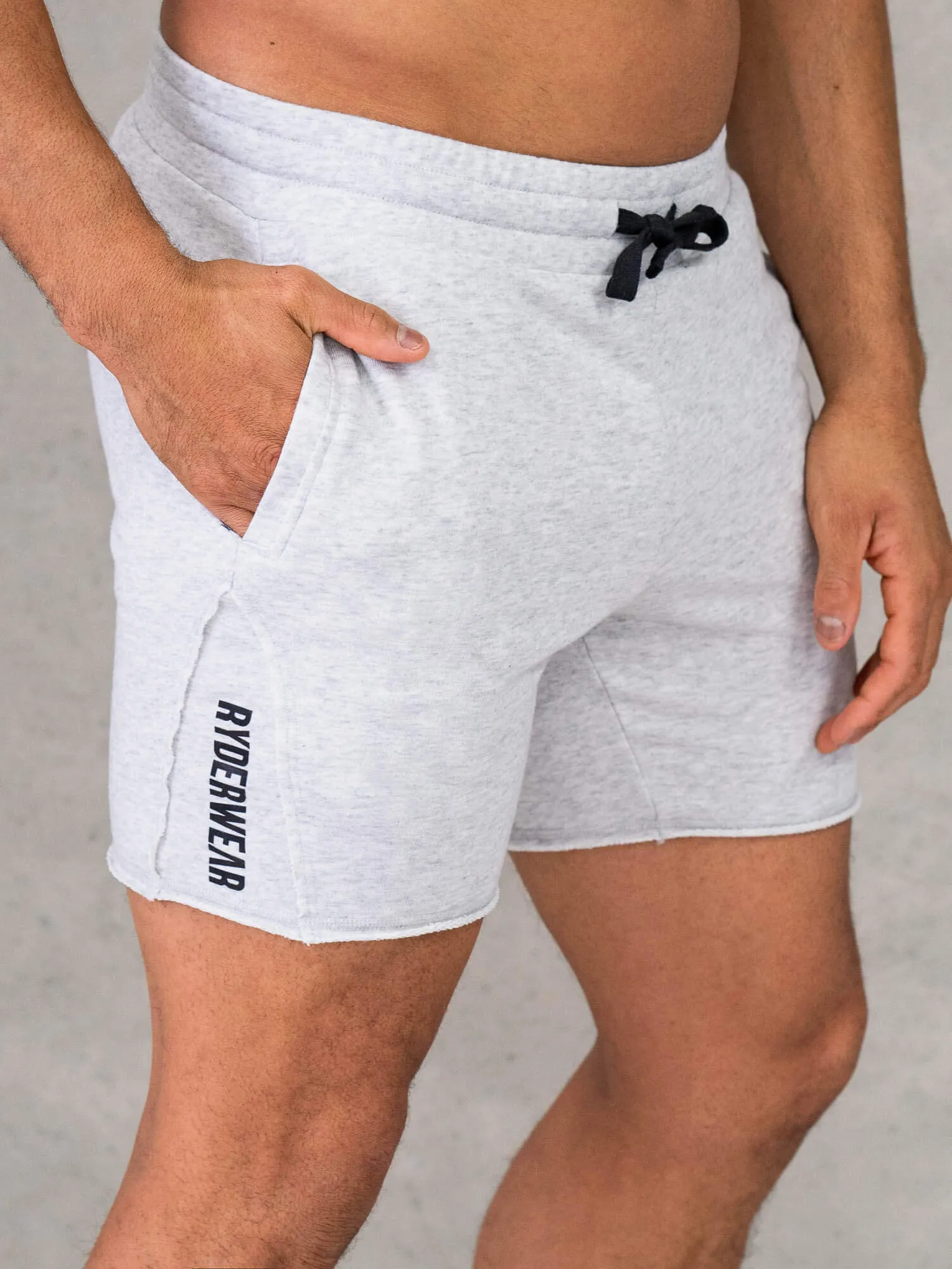 Force 6 Track Short - Chalk Grey Marl