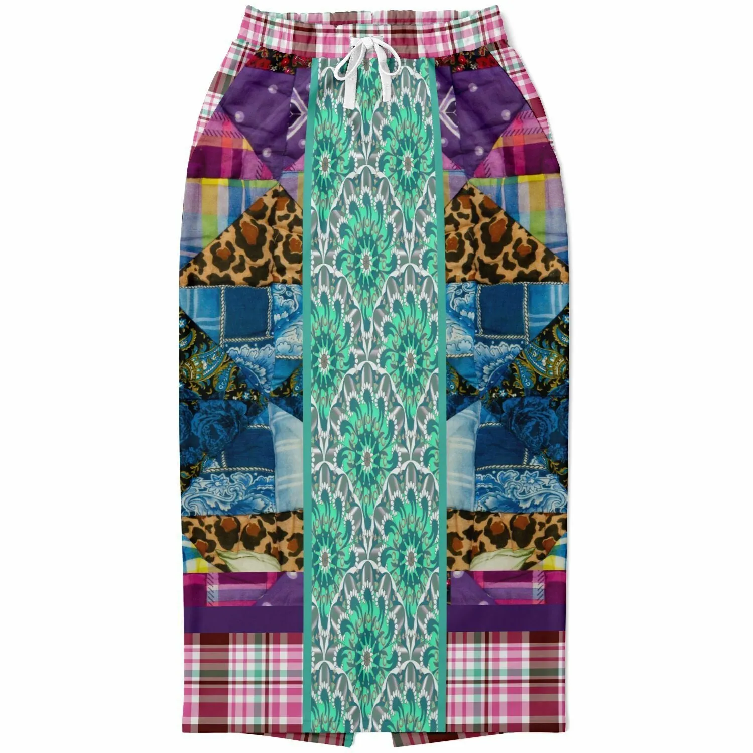 Gypsy Queen Purple Eco-Poly Long Pocket Skirt