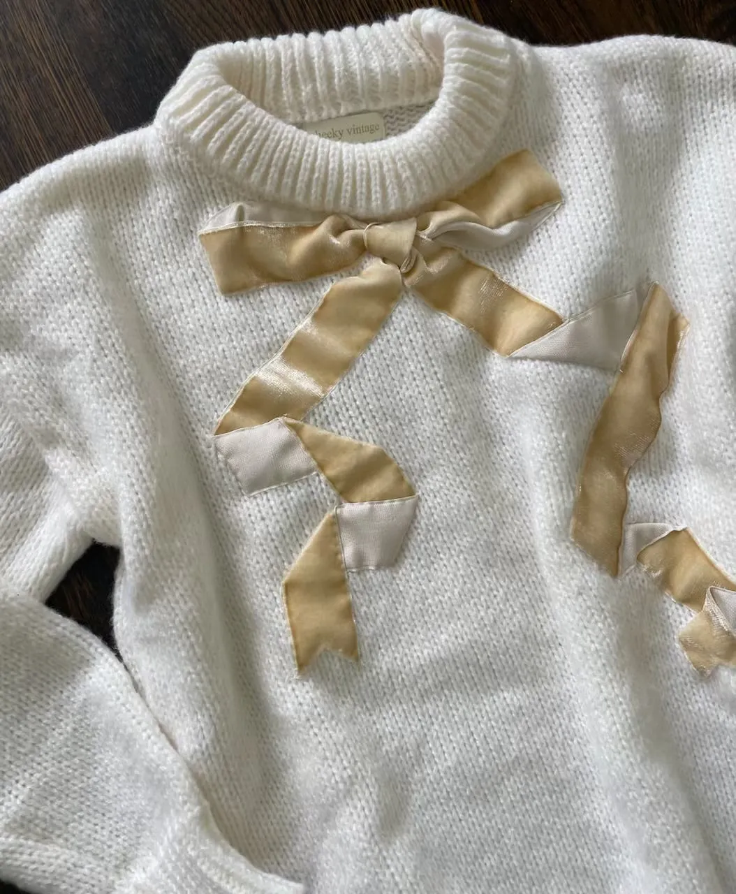 Hand knit Windblown Sweater