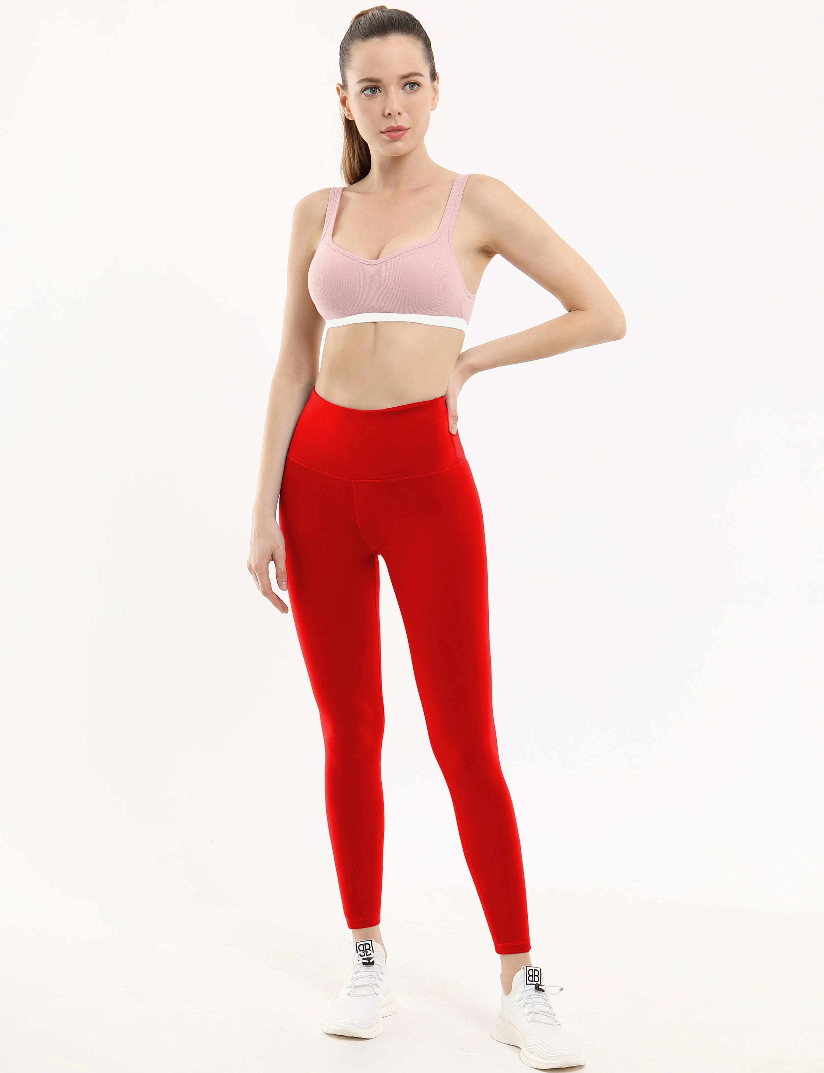 High Waist yogastudio Pants scarlet ins_yogastudio