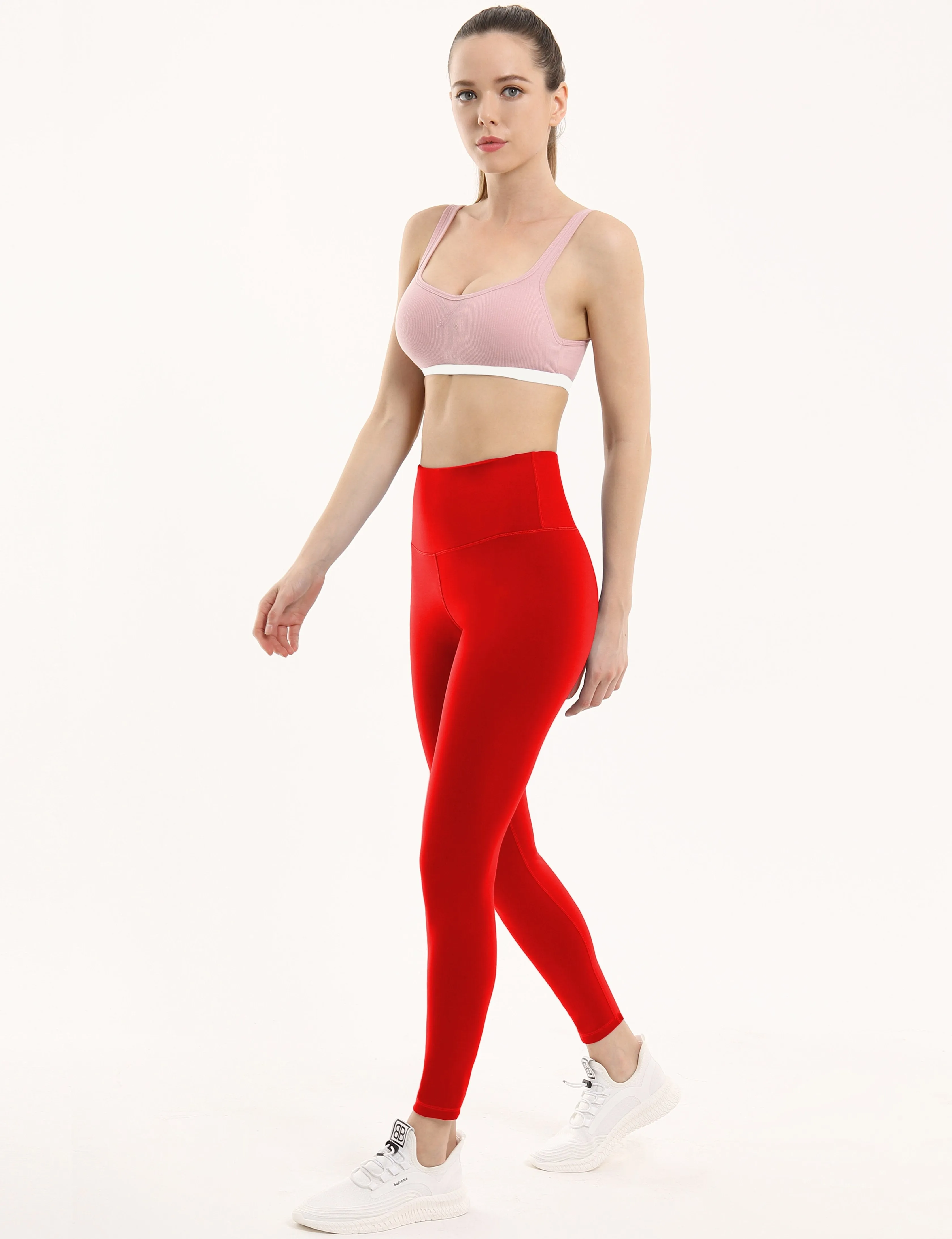 High Waist yogastudio Pants scarlet ins_yogastudio