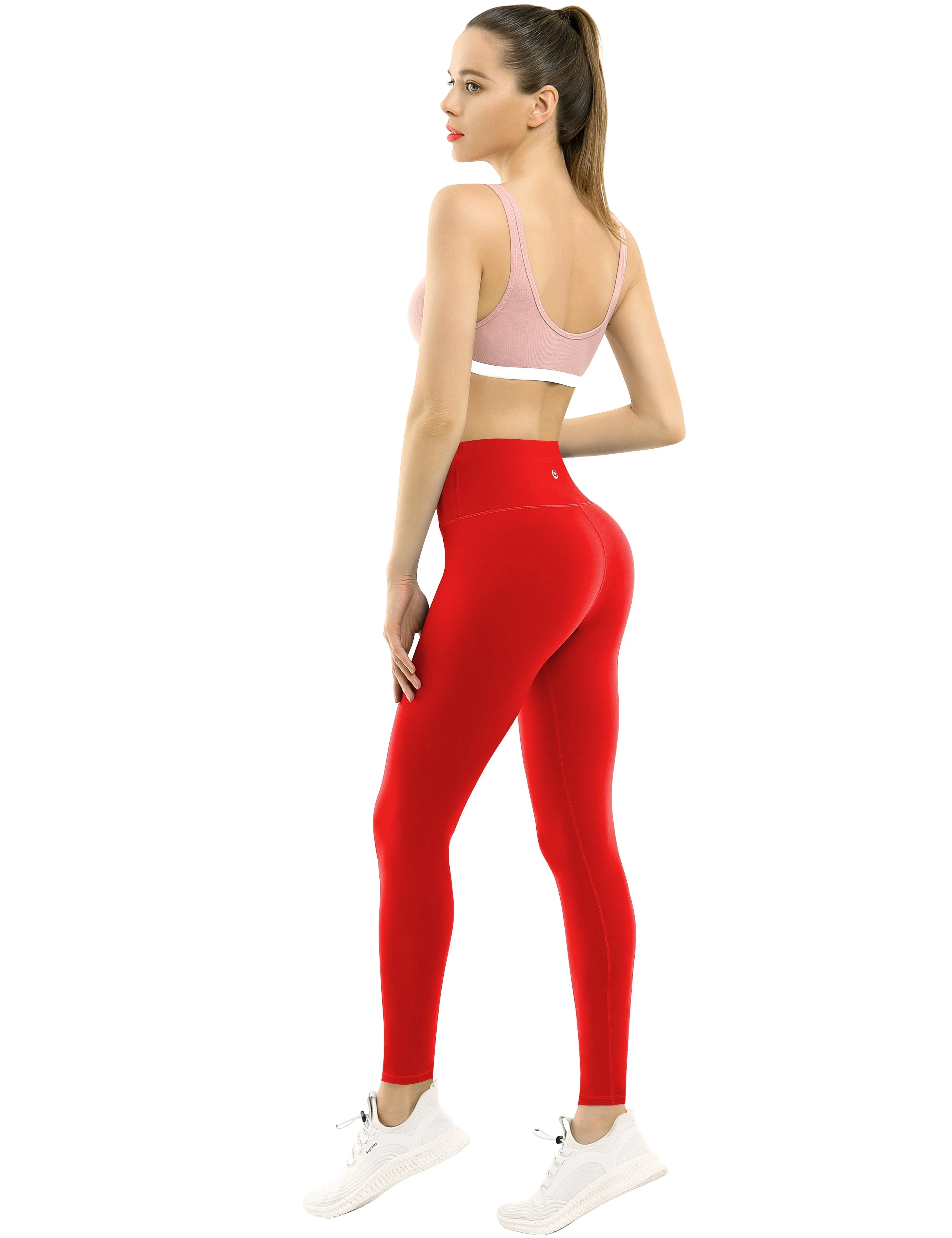 High Waist yogastudio Pants scarlet ins_yogastudio