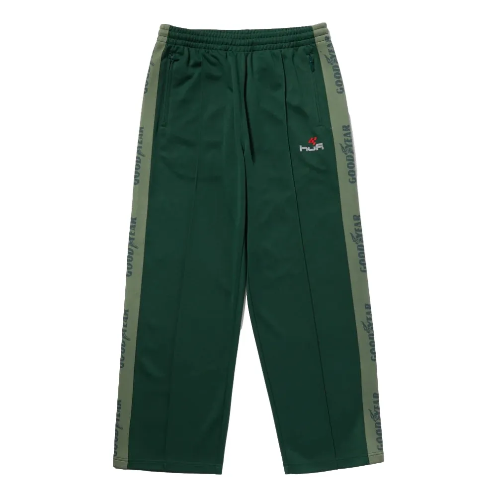 HUF TOURING TRACK PANT-FOREST GREEN