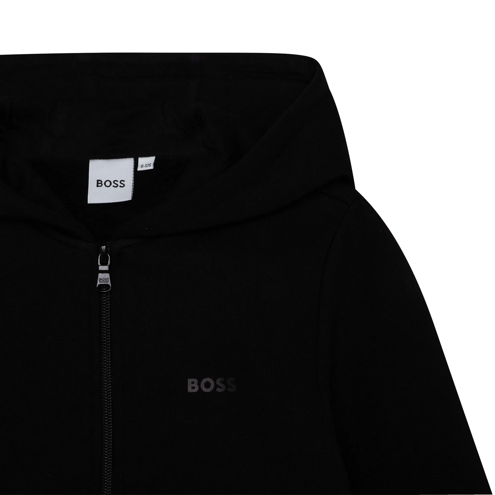 Hugo Boss Boys Zip-Up Hoodie _Black J25M75-09B