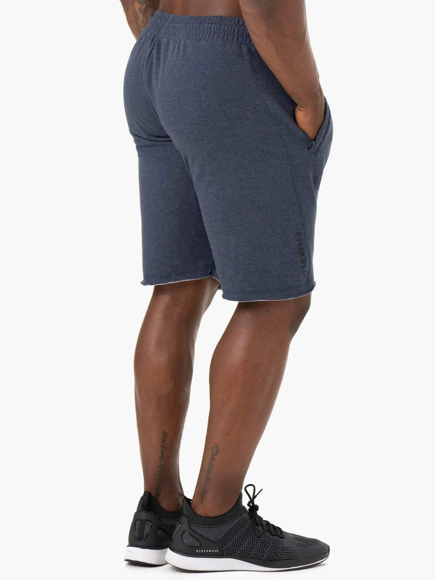 Iron Track Shorts - Navy Marl