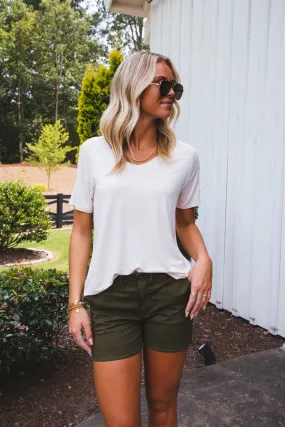 Journee Shorts, Mossy Green | Sanctuary