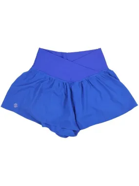 Lapis Cross Waist Shorts by Simply Southern