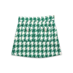 Lauren Houndstooth Skirt