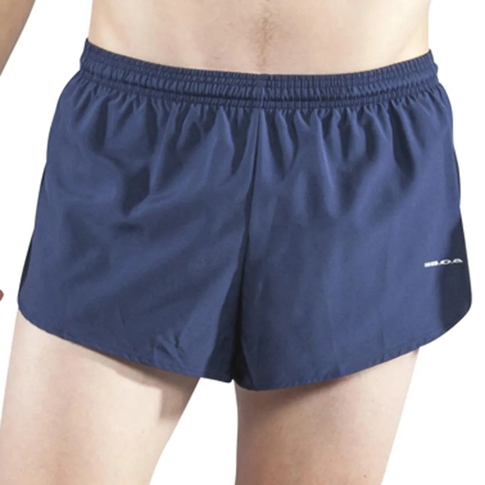 Men's 1" Elite Split Shorts- Navy