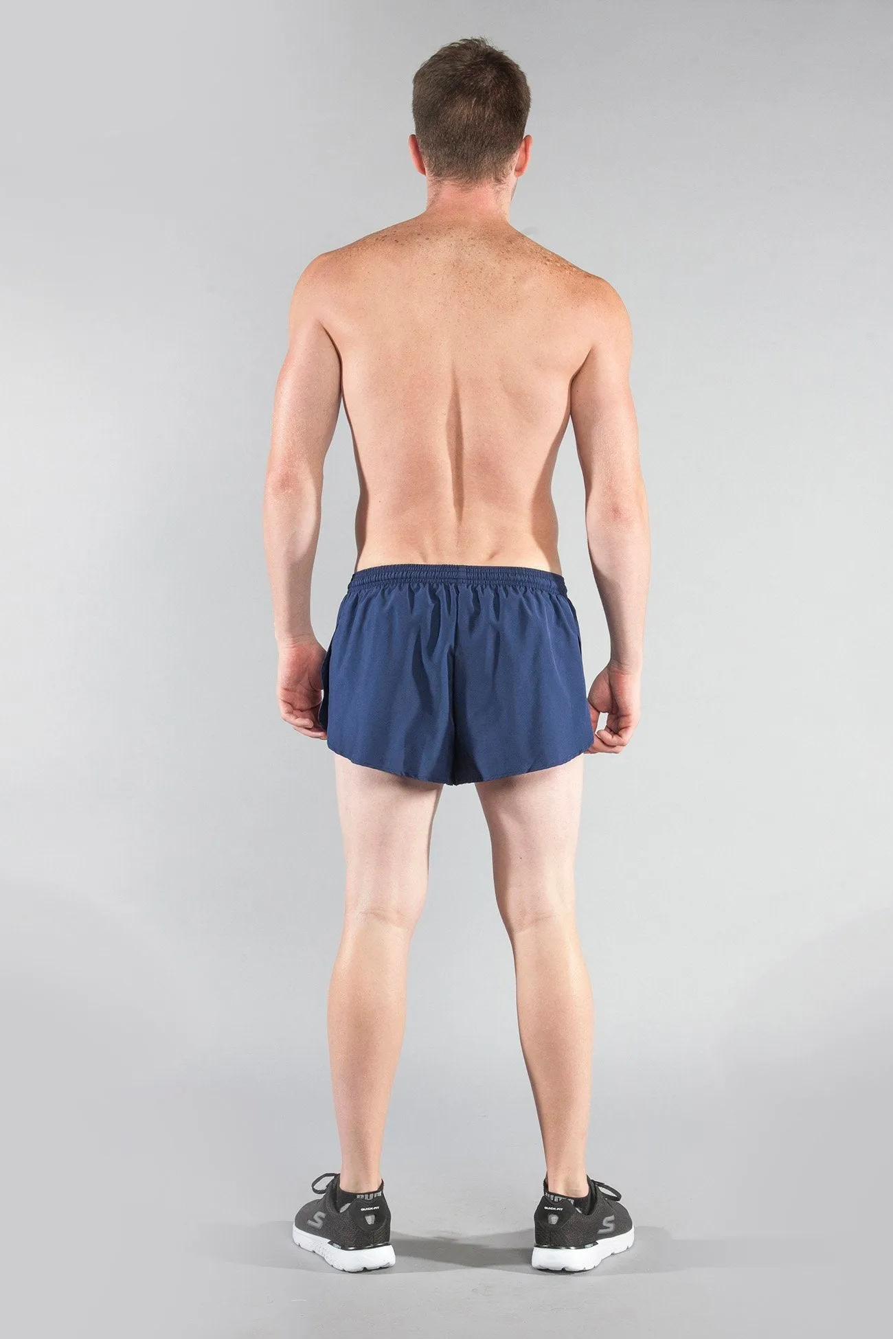 Men's 1" Elite Split Shorts- Navy