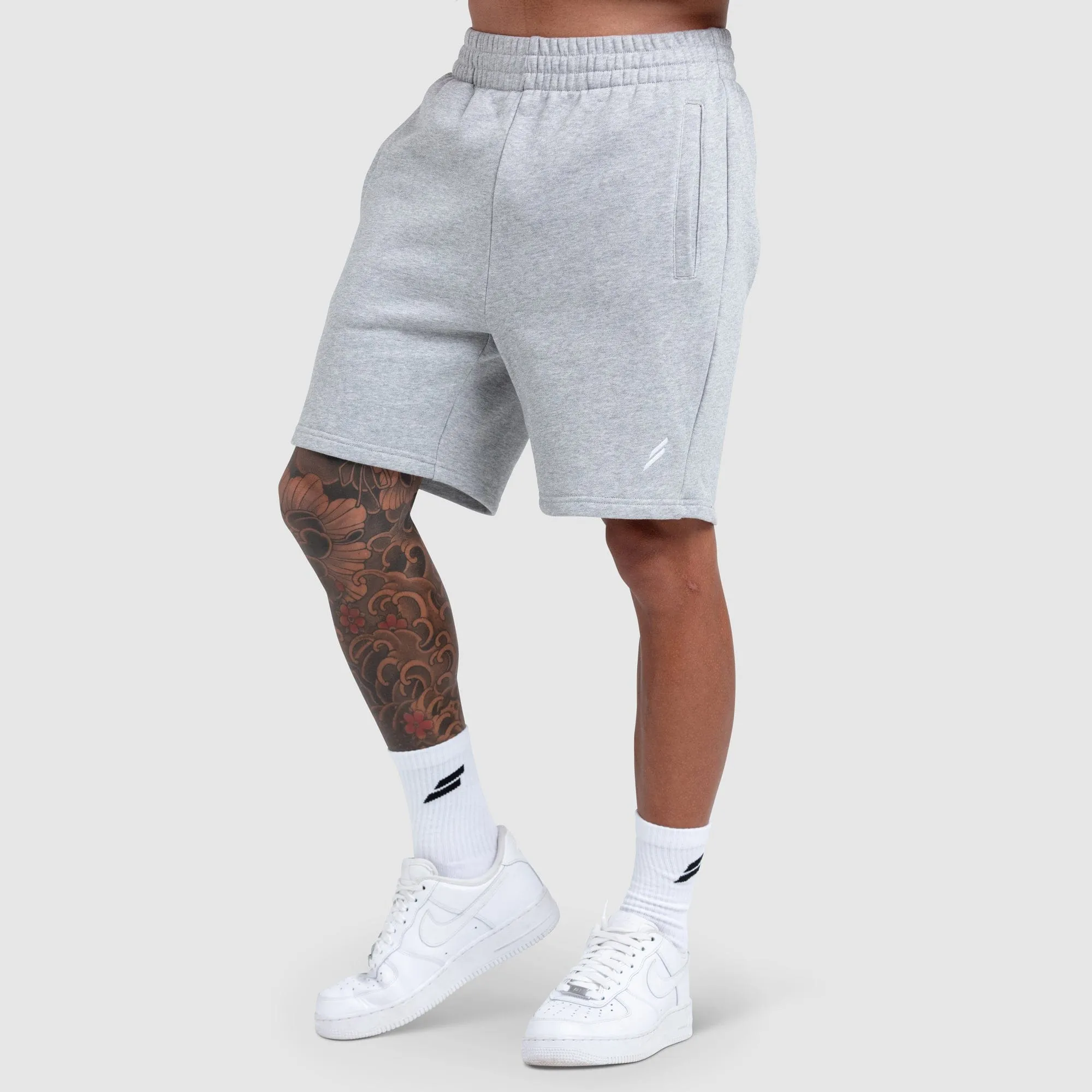 Men's Essential Cotton Shorts - Grey