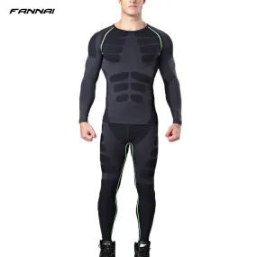 Men's Sport Top Compression Run jogging Trackuits Sportwear