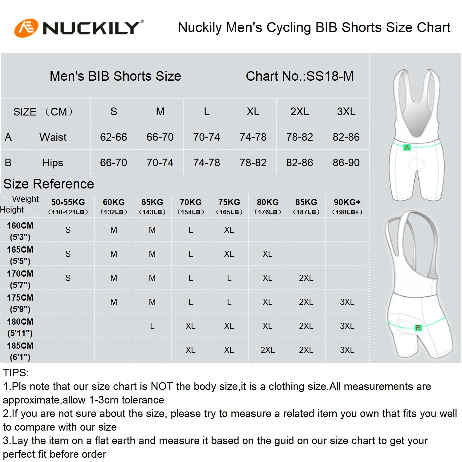 Nuckily Mycycology MV001 Gel Padded Cycling Bib Shorts