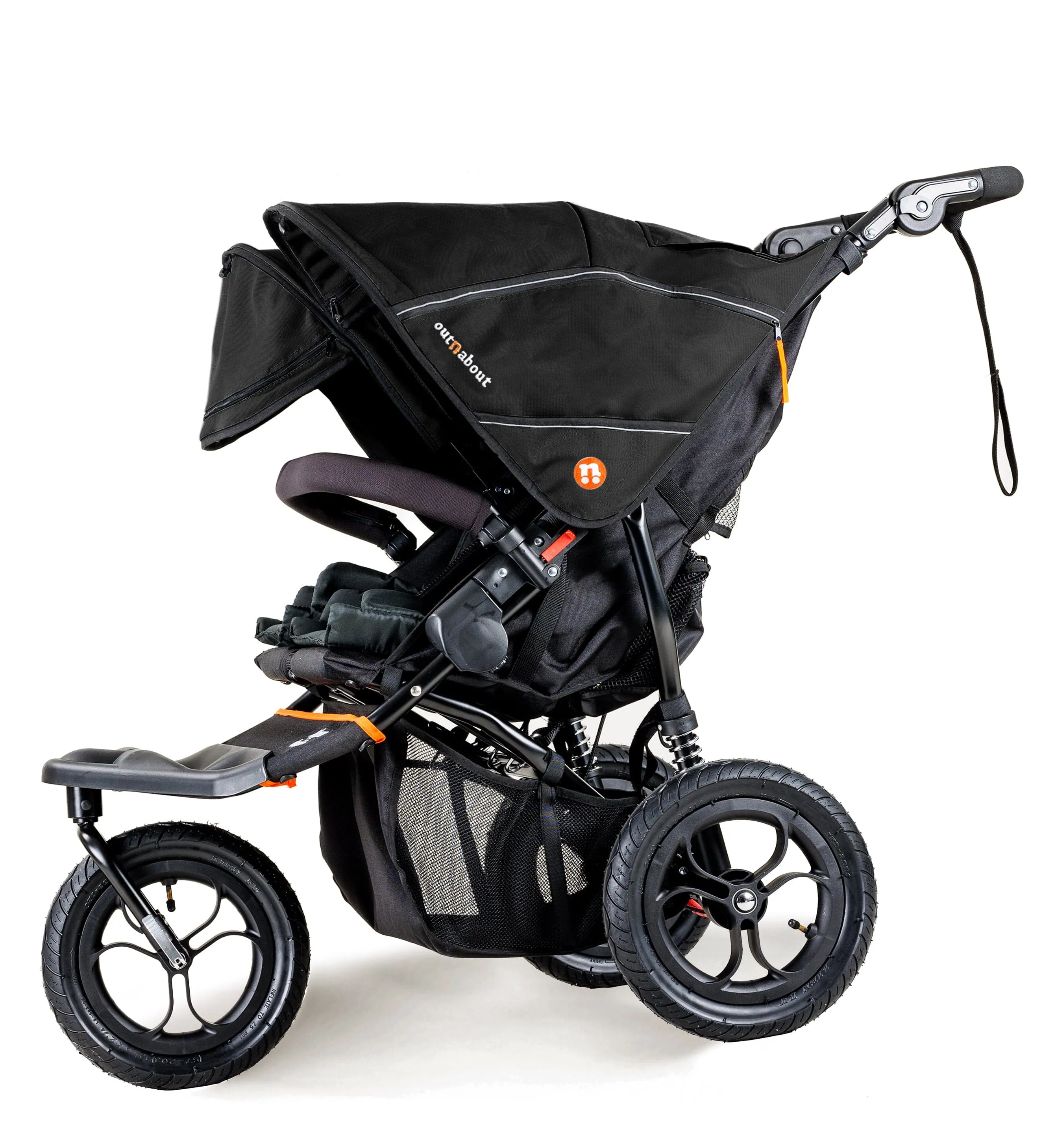 Out n About Nipper V5 Double Pushchair - Summit Black