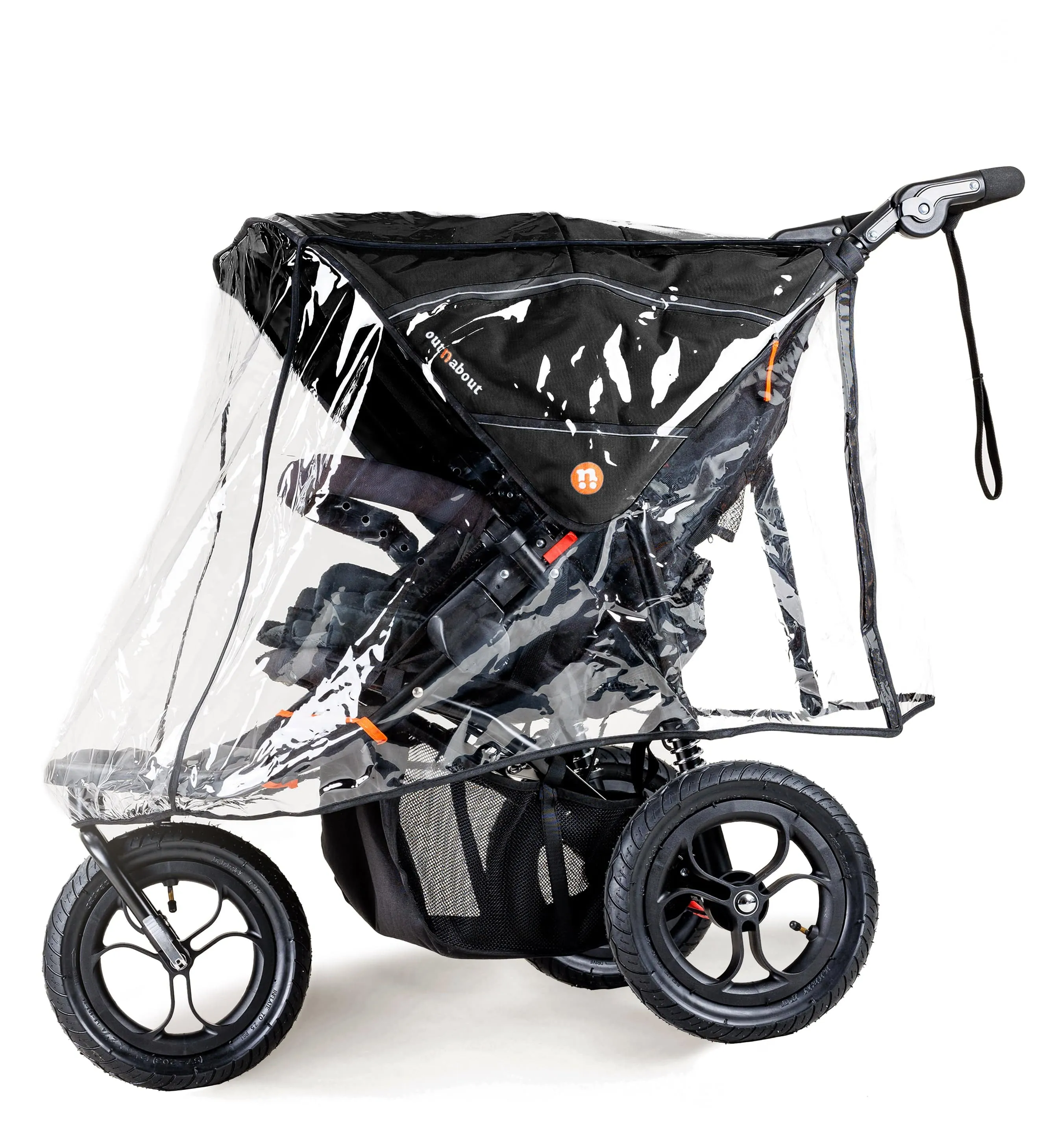 Out n About Nipper V5 Double Pushchair - Summit Black