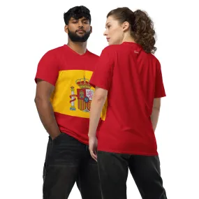 Patriotic Spanish Eco Friendly Flag Sports Jersey