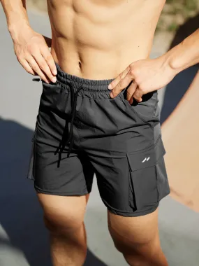 Performance Cargo Shorts Black